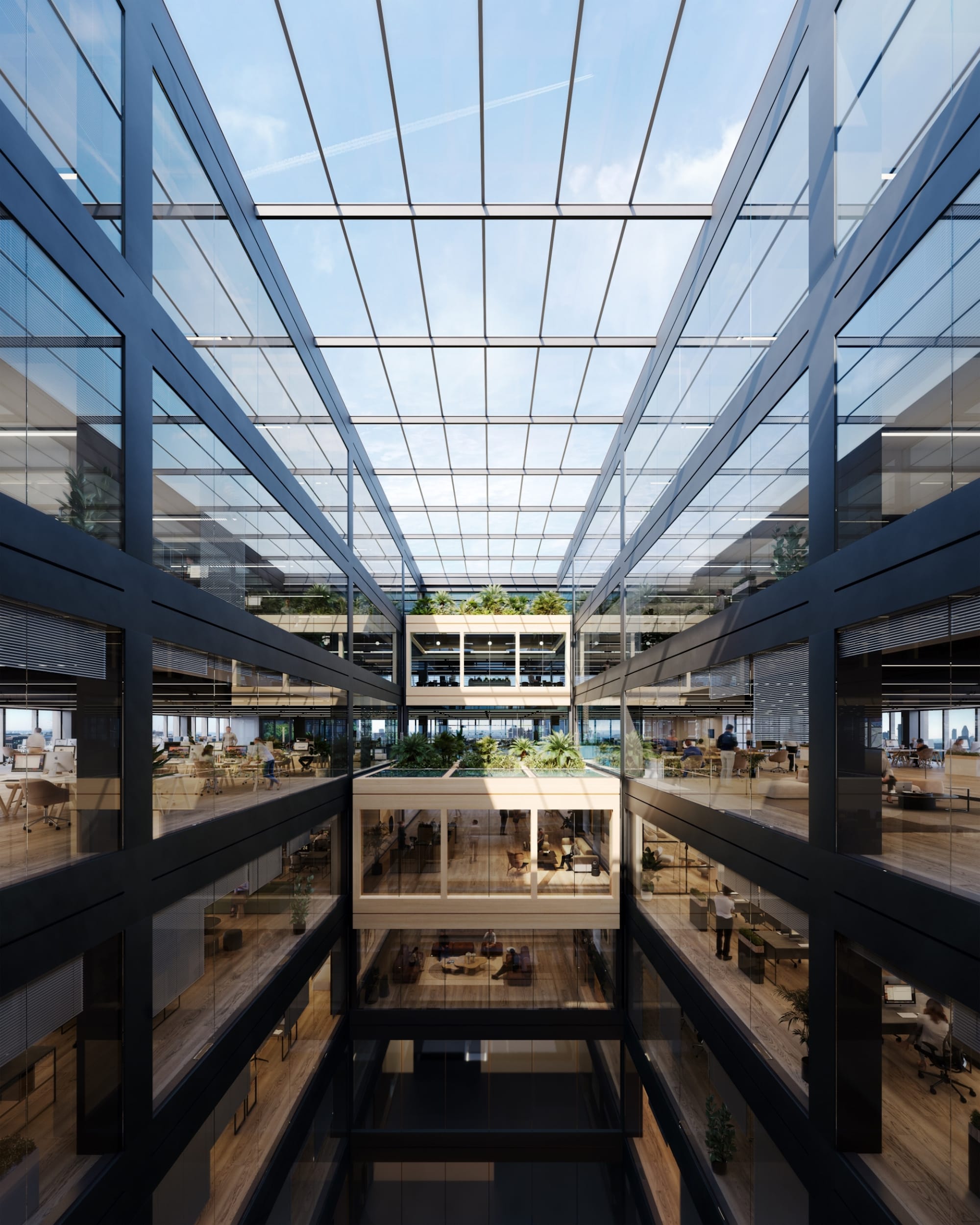 View of the atrium